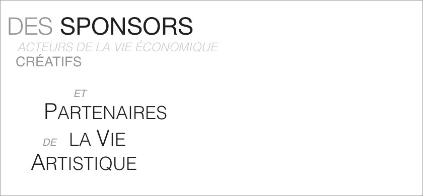  DES SPONSORS