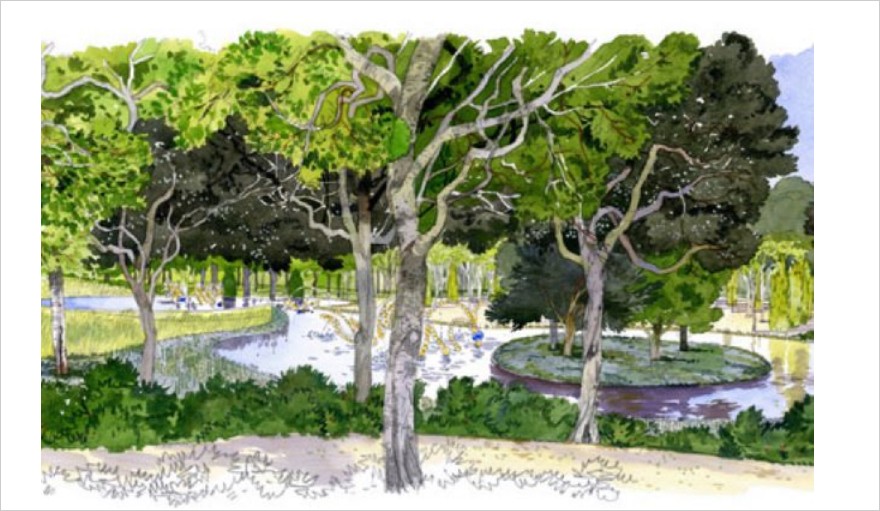 LB_AquarelleBosquetThéâtreEau