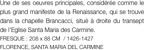 Une de ses oeuvres principales,