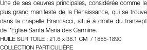 Une de ses oeuvres principales,